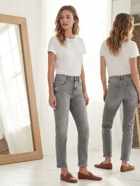 EUC Women Mavi Kathleen  High-Rise Slim Boyfriend Jeans  Washed  Grey  Size 31